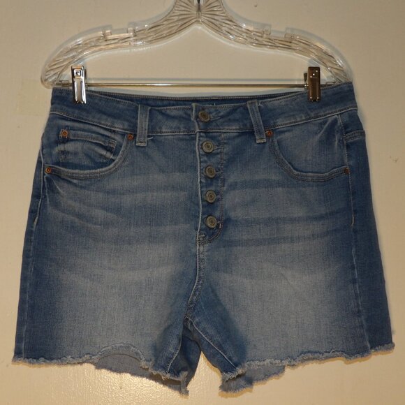 Time And Tru Denim Shorts Sz 14 - Picture 1 of 5